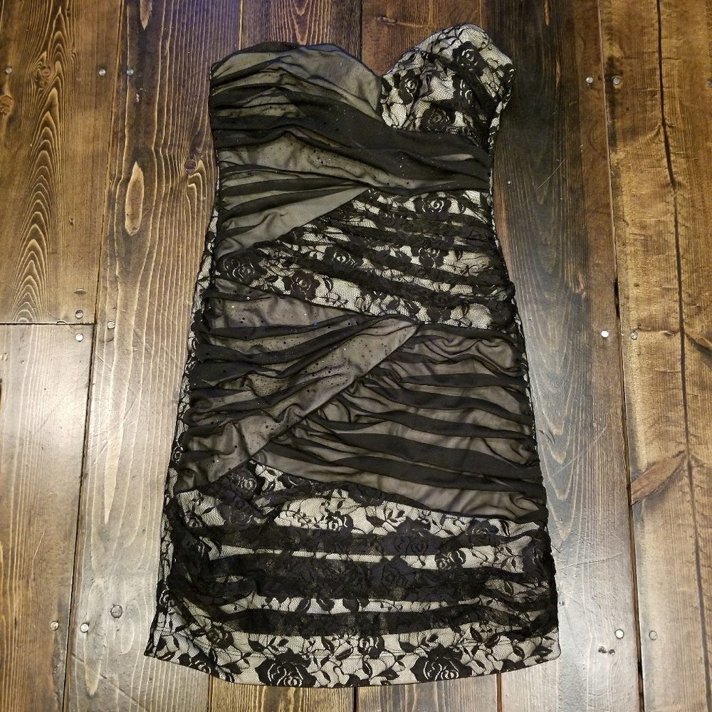 Strapless party dress